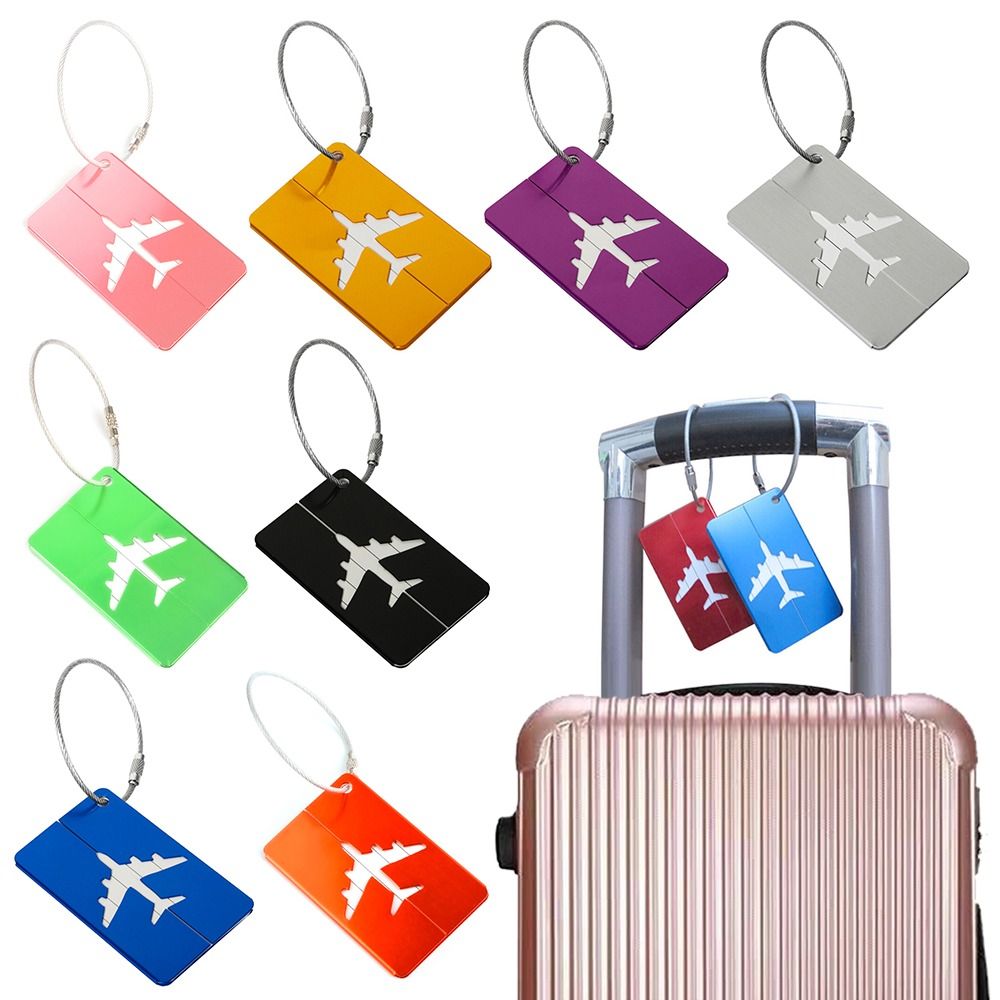 トラベルバッグ用の再利用可能なアルミニウム製ラゲッジタグ,収 - Travel Accessories Pack のレビューと価格