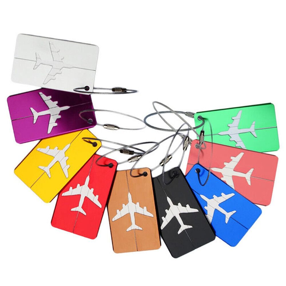 トラベルバッグ用の再利用可能なアルミニウム製ラゲッジタグ,収 - Travel Accessories Pack のレビューと価格