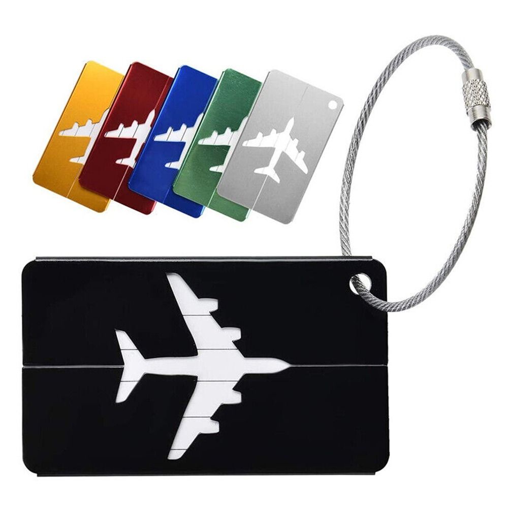 トラベルバッグ用の再利用可能なアルミニウム製ラゲッジタグ,収 - Travel Accessories Pack のレビューと価格