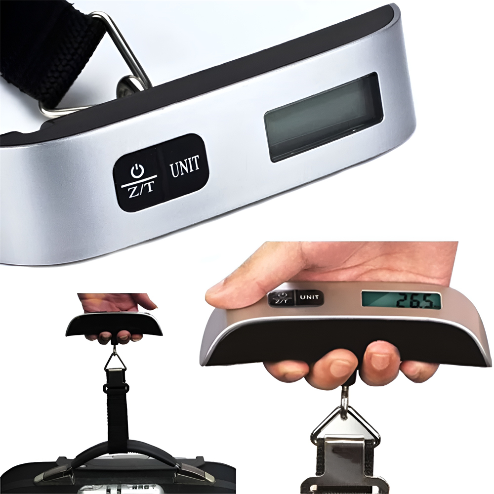 ポータブルスケールデジタル LCD ディスプレイ 110 ポ - Luggage Scale Hanging のレビューと価格