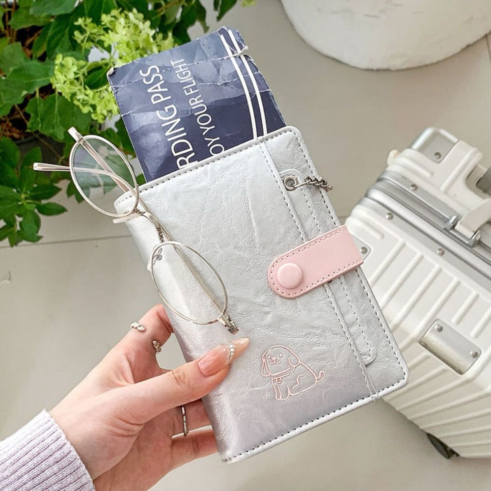 カードホルダー PU パスポートバッグかわいい子犬パスポート - Travel Accessories Passport Holder のレビューと価格