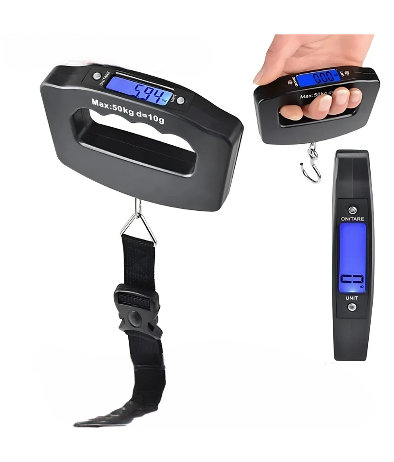 50 キロデジタル荷物スケールポータブルスーツケーススケール - Luggage Scale Hanging のレビューと価格