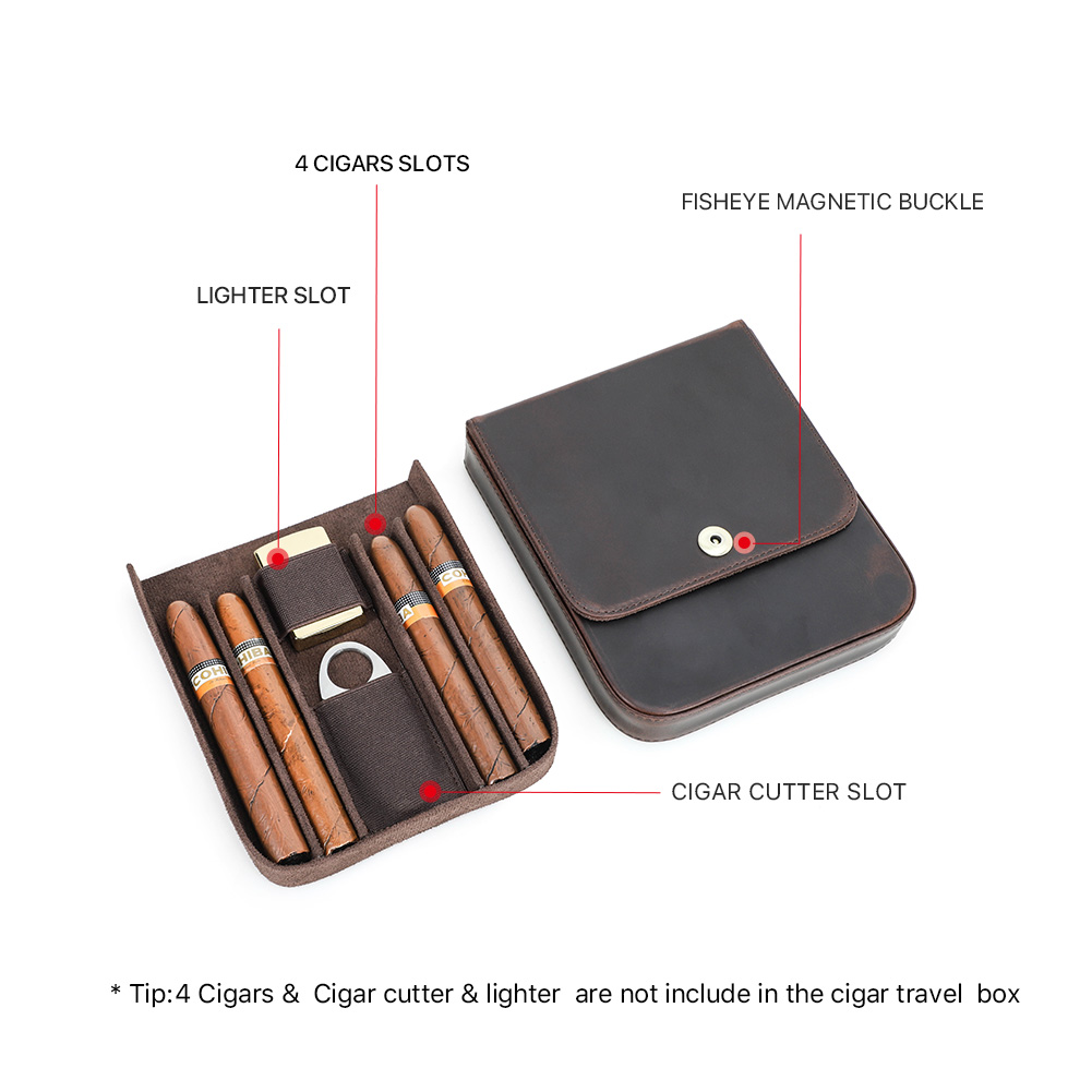 CONTACT'S FAMILY 本革製シガーヒュミドールボ - Travel Accessories Us のレビューと価格