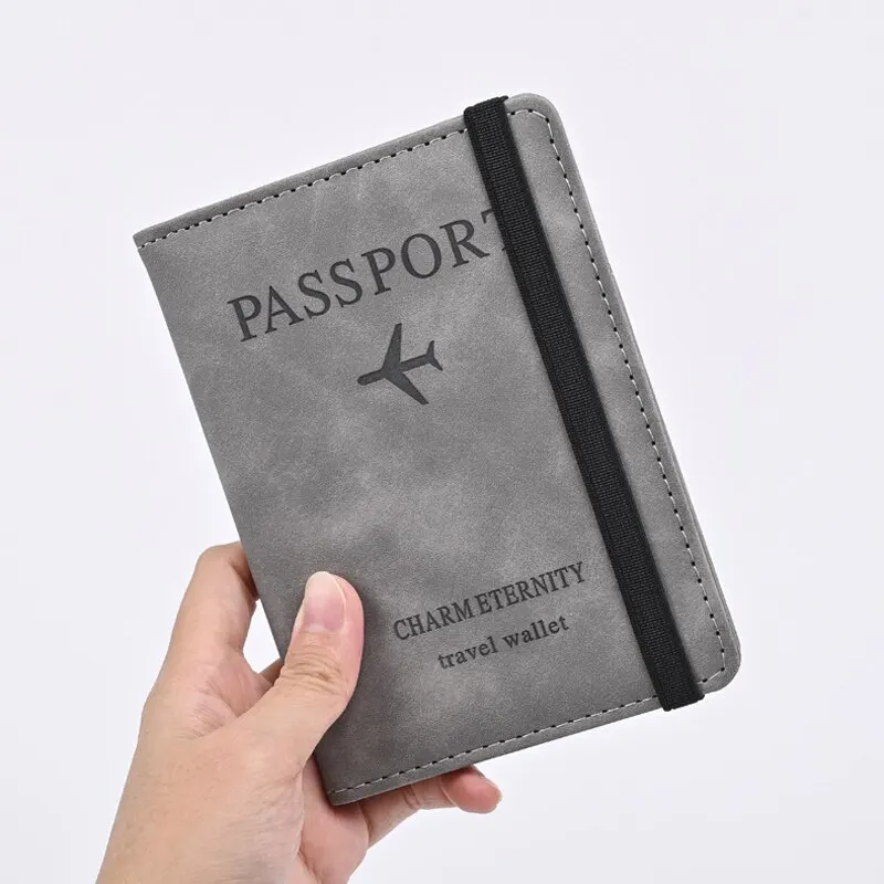 男性用PUレザーハンドキャリー財布、パスポート財布、名刺入れ - Travel Accessories Passport Holder のレビューと価格
